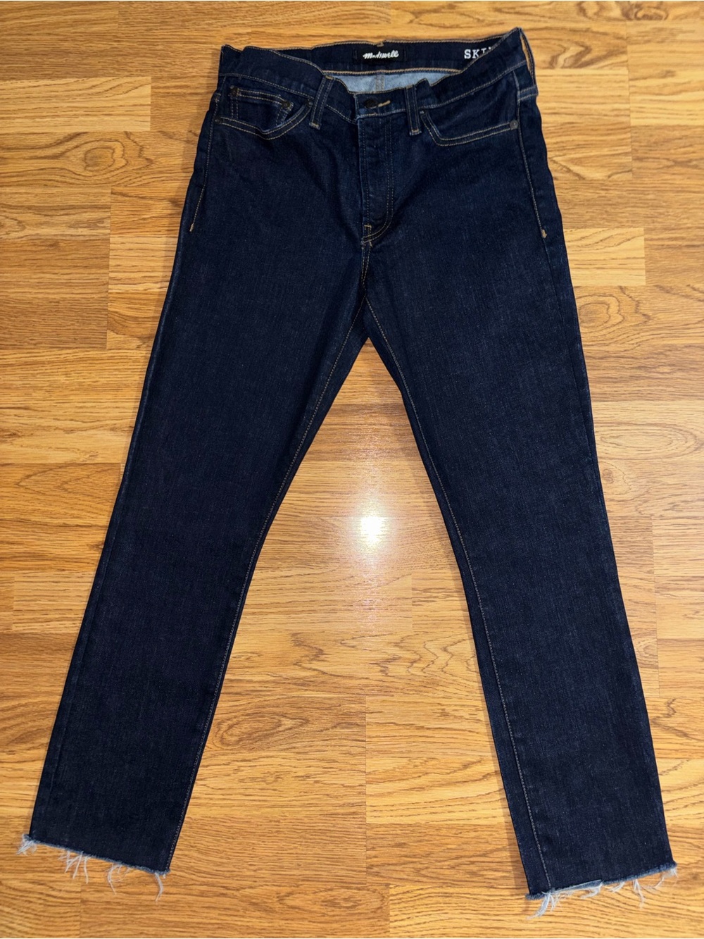 Madewell by J Crew Skinny Jeans Men’s Waist Size 30 Length 27 Selvedge Dark EUC